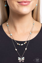 Load image into Gallery viewer, Paparazzi Free-Spirited Flutter - Blue Necklace