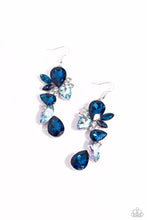 Load image into Gallery viewer, Paparazzi Fancy Flaunter - Blue Earrings