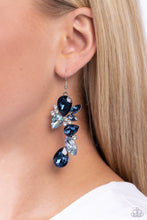 Load image into Gallery viewer, Paparazzi Fancy Flaunter - Blue Earrings