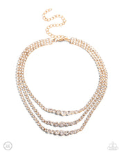 Load image into Gallery viewer, Paparazzi Dynamite Debut - Gold Necklace