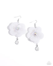 Load image into Gallery viewer, Paparazzi Oversized Opulence - White Earrings