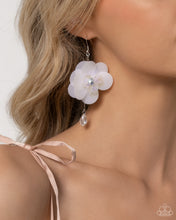 Load image into Gallery viewer, Paparazzi Oversized Opulence - White Earrings