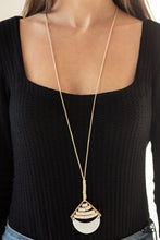Load image into Gallery viewer, Paparazzi Beach Beam - Gold Necklace.
