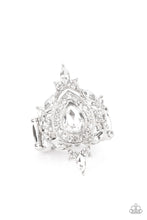 Load image into Gallery viewer, Paparazzi Mega Stardom - White Ring