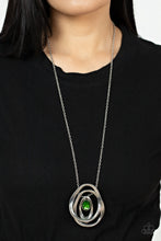 Load image into Gallery viewer, Paparazzi Luminous Labyrinth - Green Necklace