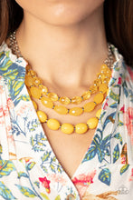 Load image into Gallery viewer, Paparazzi Tropical Hideaway - Yellow Necklaces
