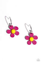 Load image into Gallery viewer, Paparazzi More FLOWER To You! - Pink Earrings