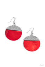 Load image into Gallery viewer, Paparazzi SHELL Out - Red Earrings
