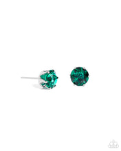 Load image into Gallery viewer, Paparazzi Breathtaking Birthstone - Green Earrings
