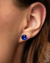 Load image into Gallery viewer, Paparazzi Breathtaking Birthstone - Blue Earrings
