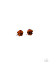 Load image into Gallery viewer, Paparazzi Breathtaking Birthstone - Orange Earrings
