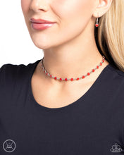 Load image into Gallery viewer, Paparazzi Dancing Dalliance - Red Necklace
