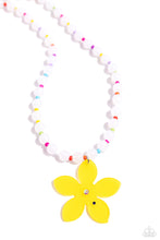 Load image into Gallery viewer, Paparazzi Nostalgic Novelty - Yellow Necklaces
