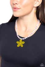 Load image into Gallery viewer, Paparazzi Nostalgic Novelty - Yellow Necklaces
