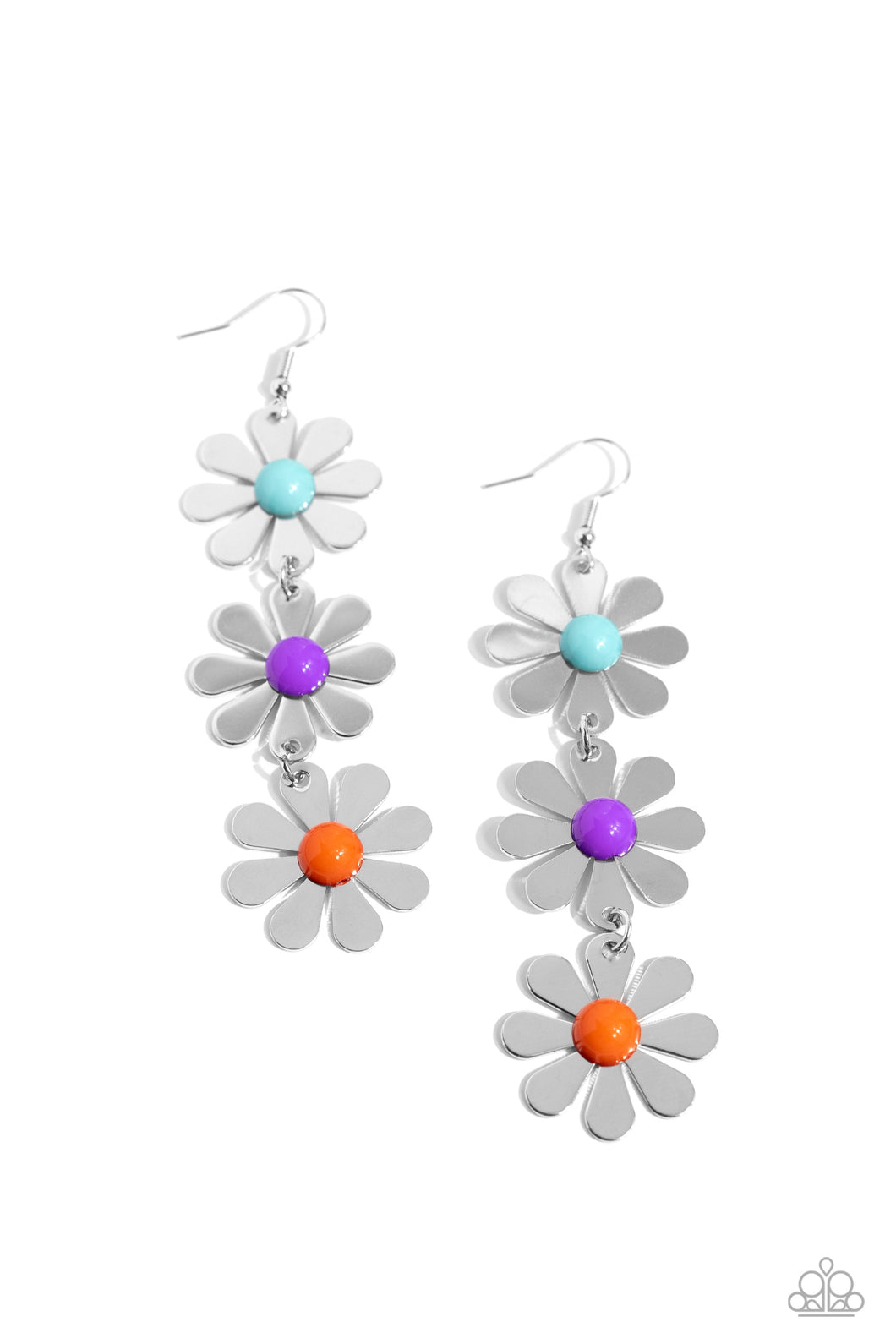 Paparazzi Daisy Dame - Purple Earrings