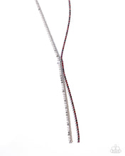 Load image into Gallery viewer, Paparazzi Elongated Eloquence - Red Necklace
