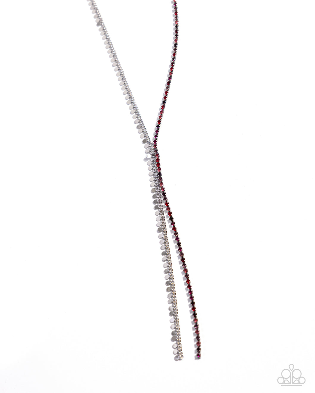 Paparazzi Elongated Eloquence - Red Necklace