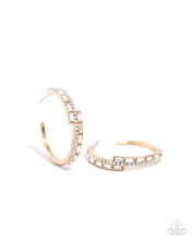 Load image into Gallery viewer, Paparazzi Ritzy Reputation - Gold Earrings
