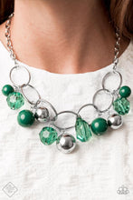 Load image into Gallery viewer, Cosmic Getaway Green Necklace.
