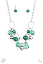 Load image into Gallery viewer, Cosmic Getaway Green Necklace.
