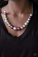 Load image into Gallery viewer, Take Note Purple Necklace.
