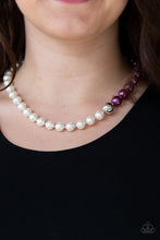 Load image into Gallery viewer, Paparazzi 5th Avenue A-Lister Purple Necklace.
