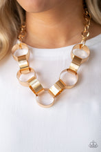 Load image into Gallery viewer, Paparazzi Big Hit - Gold Necklace.

