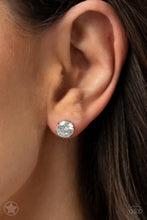 Load image into Gallery viewer, Paparazzi Just In TIMELESS - White Earrings
