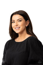 Load image into Gallery viewer, Paparazzi Just In TIMELESS - White Earrings
