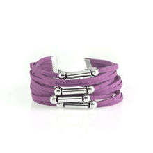 Load image into Gallery viewer, Paparazzi Back to BACKPACKER - Purple Urban Bracelet.
