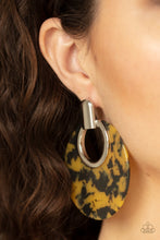Load image into Gallery viewer, Metro Zoo Yellow Earrings.
