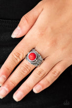 Load image into Gallery viewer, Paparazzi Stand Your Ground - Red Ring.
