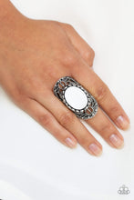 Load image into Gallery viewer, Paparazzi Drama Dream - White Ring
