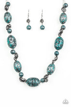 Load image into Gallery viewer, Paparazzi Gatherer Glamour - Blue Necklace
