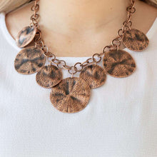 Load image into Gallery viewer, Paparazzi Barely Scratched The Surface - Copper Necklace.
