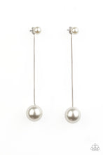 Load image into Gallery viewer, Paparazzi Extended Elegance - White Post Earring.
