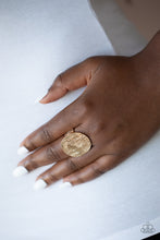 Load image into Gallery viewer, Lined Up - Gold Ring.
