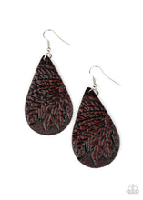 Load image into Gallery viewer, Paparazzi Everyone Remain PALM! - Brown Earrings
