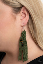 Load image into Gallery viewer, Paparazzi Beach Bash - Green Earrings
