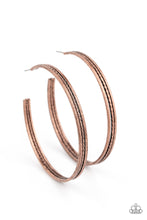 Load image into Gallery viewer, Paparazzi Midtown Marvel - Copper Earrings
