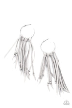 Load image into Gallery viewer, Paparazzi No Place Like HOMESPUN - Silver Earrings
