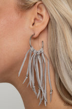 Load image into Gallery viewer, Paparazzi No Place Like HOMESPUN - Silver Earrings
