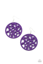 Load image into Gallery viewer, Paparazzi Fresh Off The Vine - Purple Earrings
