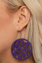 Load image into Gallery viewer, Paparazzi Fresh Off The Vine - Purple Earrings
