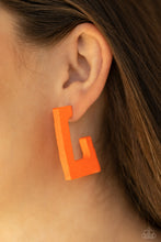 Load image into Gallery viewer, Paparazzi The Girl Next OUTDOOR - Orange Earrings
