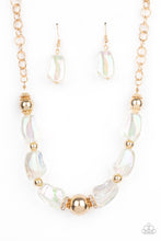 Load image into Gallery viewer, Paparazzi Iridescently Ice Queen - Gold Necklace
