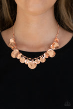 Load image into Gallery viewer, Paparazzi GLISTEN Closely - Copper Necklace
