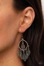 Load image into Gallery viewer, Paparazzi Artisan Garden - Copper Earrings
