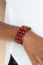 Load image into Gallery viewer, Paparazzi Tahiti Tourist - Red Bracelet
