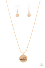 Load image into Gallery viewer, Paparazzi Be Still - Gold Necklace

